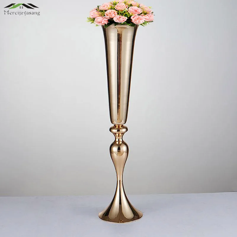 74cm 30 Floor Vase Metal Flower Vase Table Centerpiece For