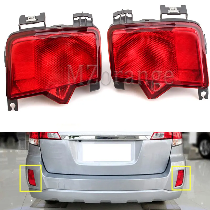 

MZORANGE Car rear tail bumper reflector lamp fog light Clearance Lights For Subaru Outback 2009 2010 2011 2012 2013 2014