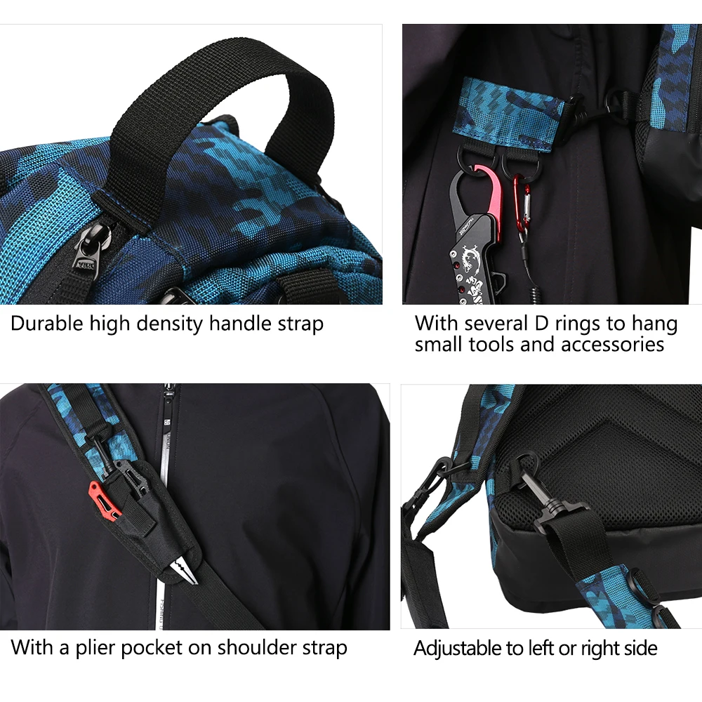 TSURINOYA Repelente de Água Ombro Sling Saco