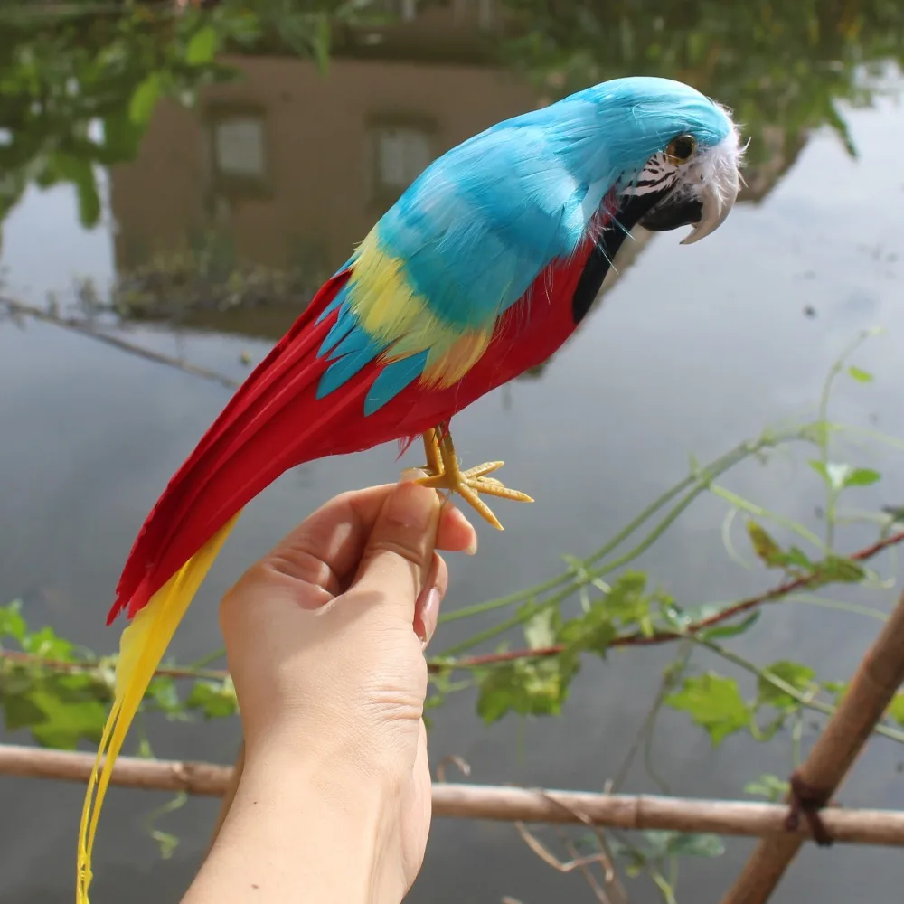 Buatan Parrots Burung Dekor Simulasi Burung burung Putih Burung Beo Taman Ornamen Burung Buatan ...