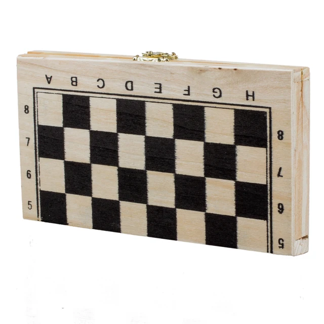 foldable wooden chessboard travel