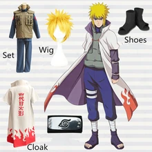 2019 карнавальный костюм Наруто Konoha Hokage Namikaze Minato на Хэллоуин