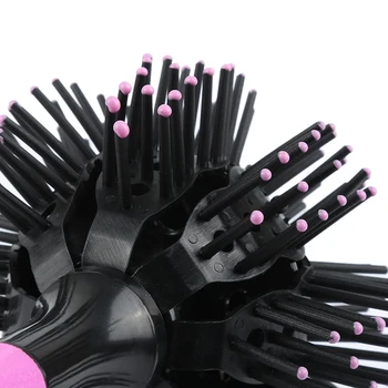 

360 Degree Ball Styling Bomb Curl 3D Hair Curler Brushes Make-Up Blow Drying Detangling Monodisperse Heat Comb Styling