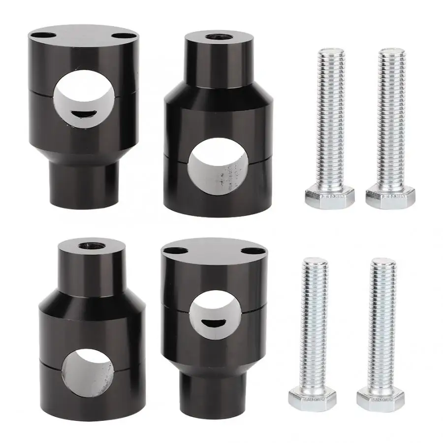 1 комплект Высокое качество черный металл универсальная мотоциклетная ручка для мотоцикла стояк повышение модификации аксессуар