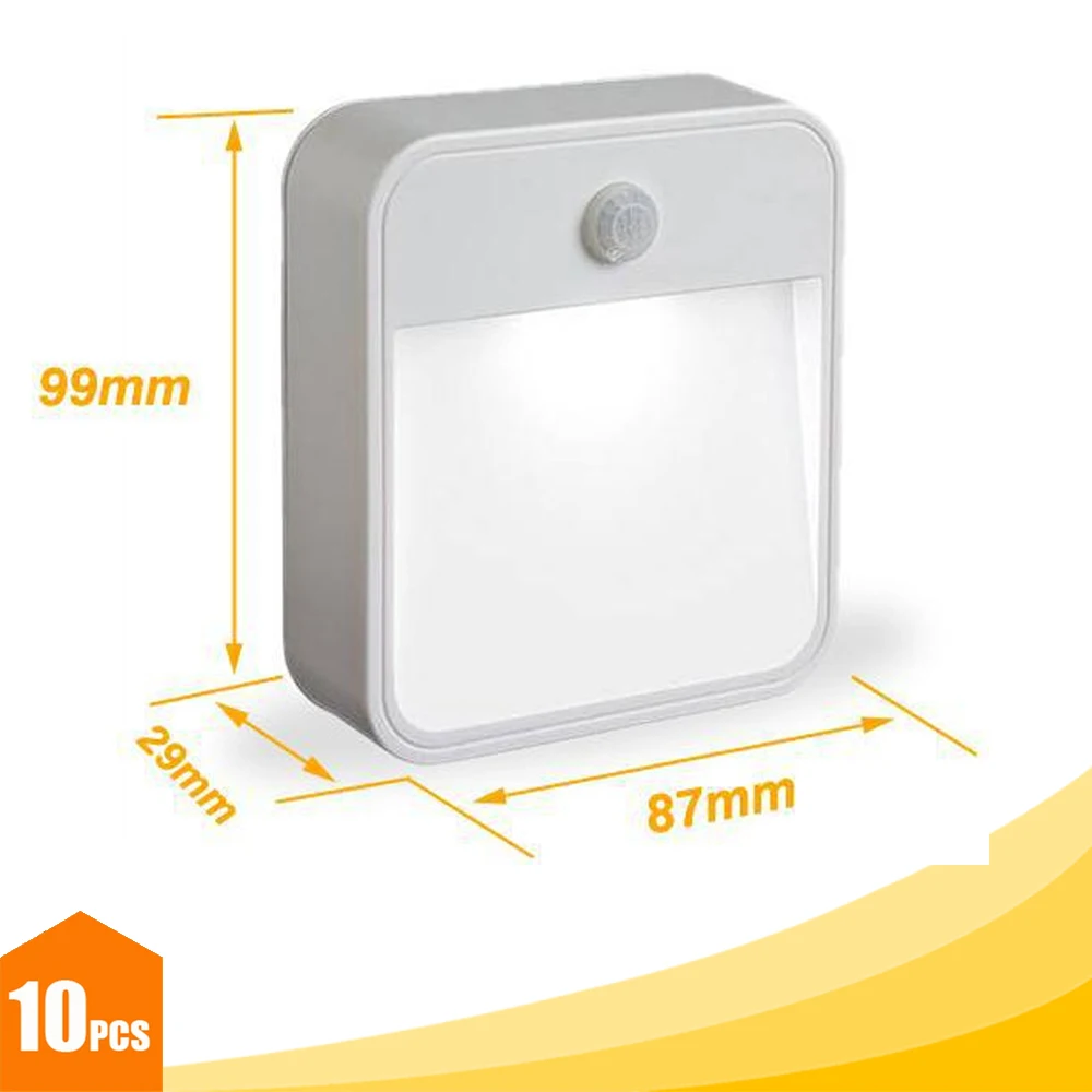 All Purpose Motion Sensor Light 0.5W 10LM LED Wall Lights for Home