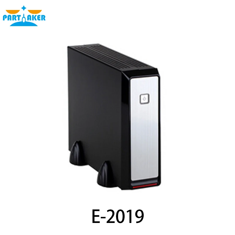 Mini ITX Desktop Computer Chassis E-2019 with Power Supply (SGCC 0.8mm 2.5'HDD black silver pink) |