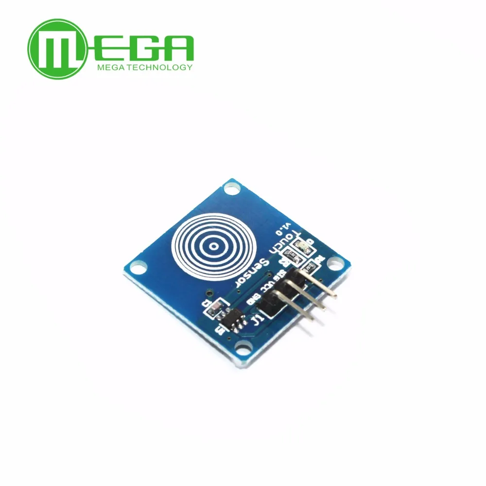 10pcs/lot Digital Sensor TTP223B Module Capacitive Touch Switch blue | Электронные компоненты и принадлежности