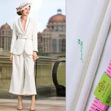 Тонкая контактная кожа, шелковая ткань, осеннее пальто, модный шелк, шелк, хлопок, чистый белый. Сырье