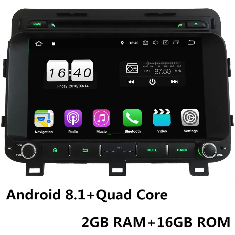 " Восьмиядерный 4G Wifi Android 8,1 4 Гб ОЗУ 64 Гб ПЗУ RDS USB BT автомобильный DVD мультимедийный плеер Радио стерео для Kia K5 Optima - Цвет: Android 8.1 x 4Core