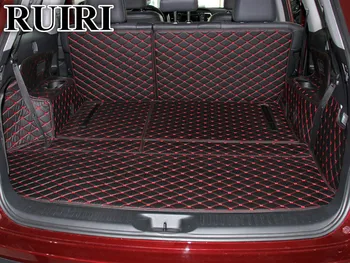 

Good quality! Special car trunk mats for Toyota Kluger 7 seats 2018-2015 waterproof cargo liner mats boot carpets,Free shipping