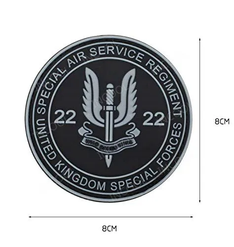 17 SAS Флаг Великобритании вышивка патч британской армии Военный боевой дух нашивки тактические эмблемы аппликации Великобритании вышитые значки - Цвет: 17