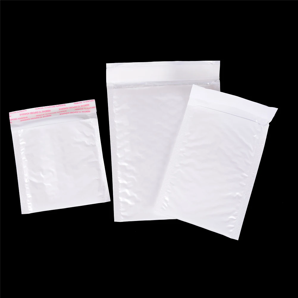 10 шт./лот пустой Многофункциональный полиэтилен Материал мягкий Бумага конверты белый доставка пузырь почтовые мешки для упаковки