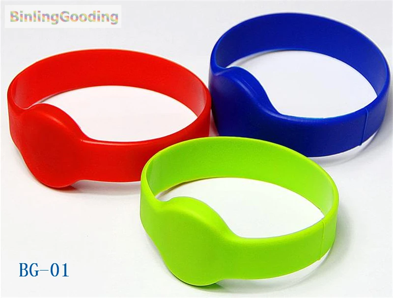 BG-01 100 шт./лот 125 кГц EM4100 TK4100 RFID браслет только для чтения удостоверения личности для Бассейны сауна тренажерный зал
