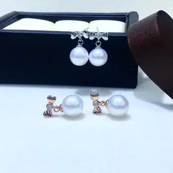 

Classical 925 Sterling Silver Earrings Component Findings Settings Mountings Parts Mounts for Pearl Jade Corals Stones Beads