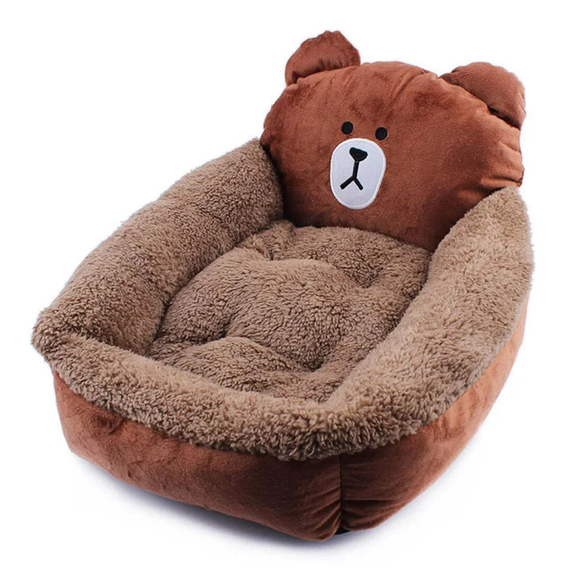

New 3D Cat Dog Head Bed Mat Small Medium Cartoon Animal Head Printed Winter Summer Pet Dog House Dog Bed Supplies