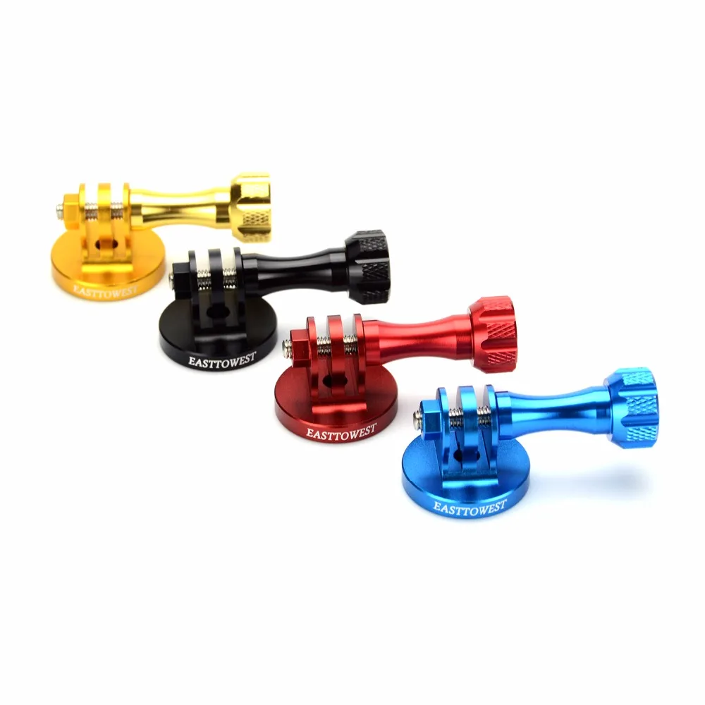 CNC Aluminum Thumb Screw Tripod Mount Adapter for Gopro Hero 4 3 Sj4000 Sj5000 Sj7000 Xiaomi
