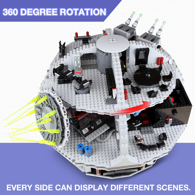 Дешево Из Испании 05063 05035 Star Plan Wars Death Star строительные блоки кирпичи игрушки 10188 наборы совместимые 75159 детские игрушки Рождественский подарок