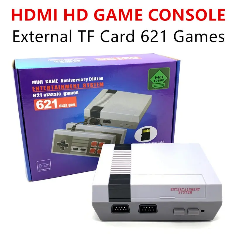 8 Bit Retro Handheld Game Player Family Tv Video Game Console Hdmi Output 600 621 Classic Games Built In Tf Card Can Download Video Game Consoles Aliexpress