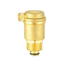 1 шт. латунный автоматический воздушный клапан 1/" 3/8" 3/" 1" Мужской резьбовой выпускной клапан для солнечного водонагревателя предохранительные значения давления