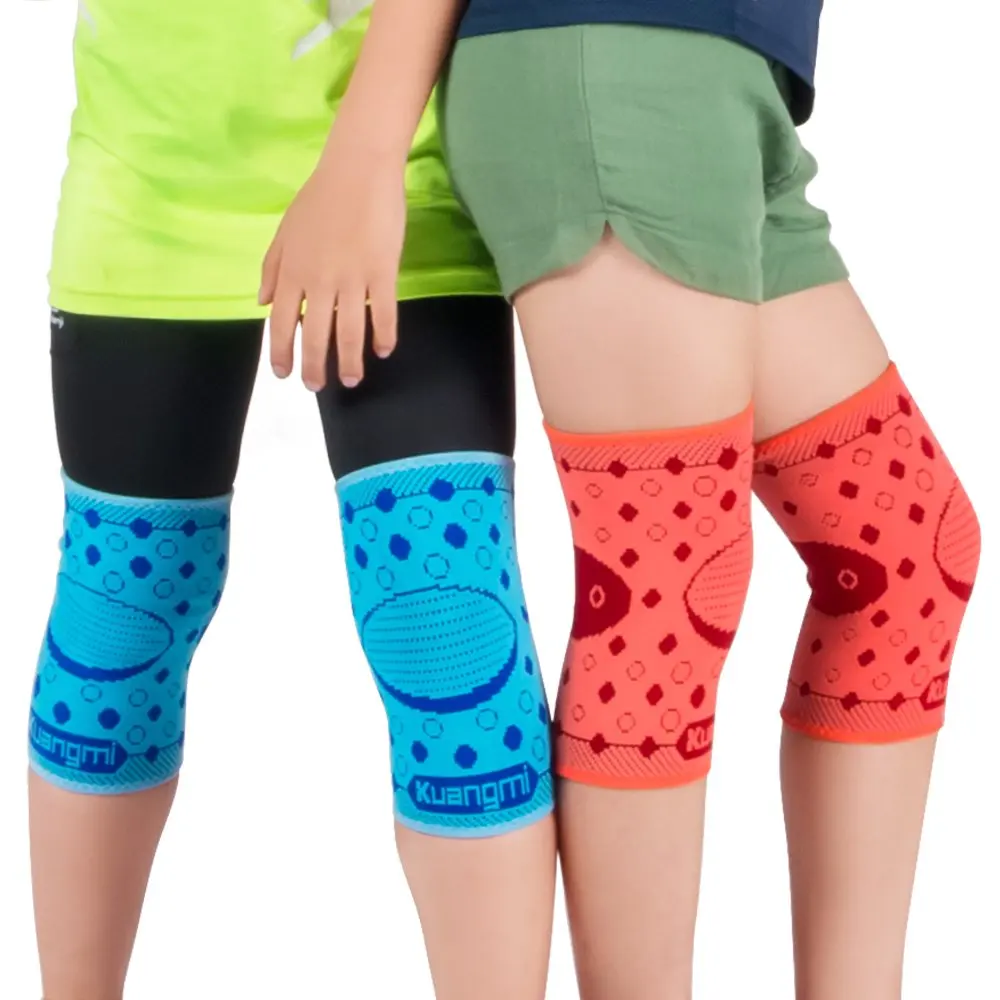 Kuangmi 1 Pair Children Kids Knee Support Boys Girls Knee Protector for