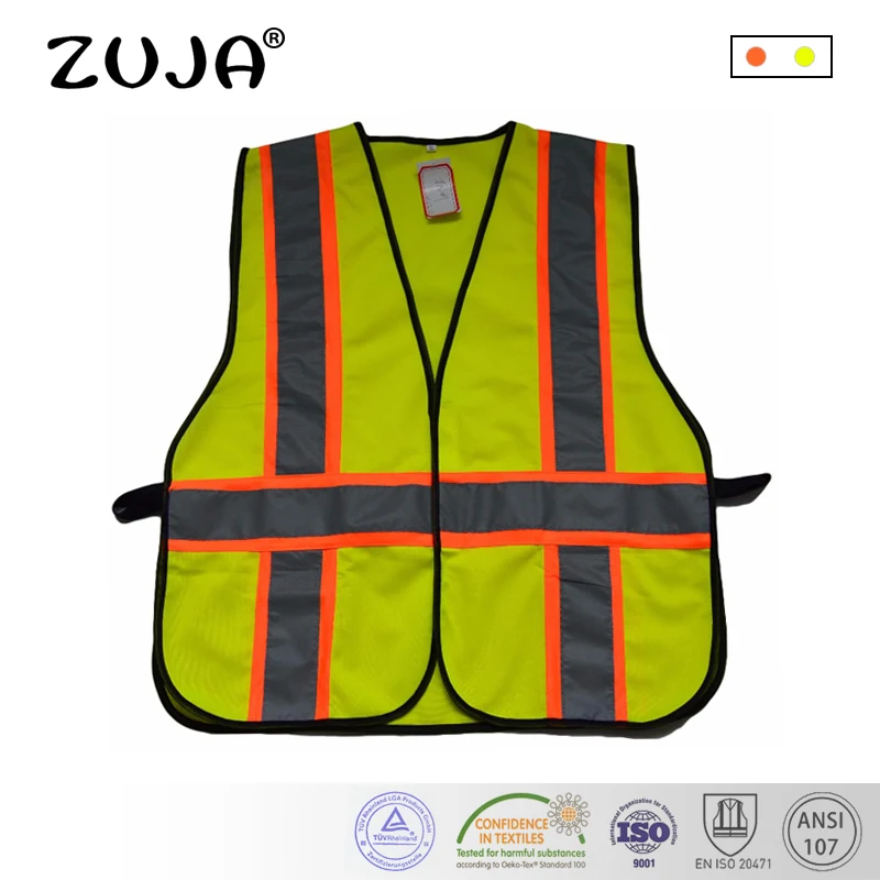 

Good Quality High Visibility Reflective Waring Safety Vest