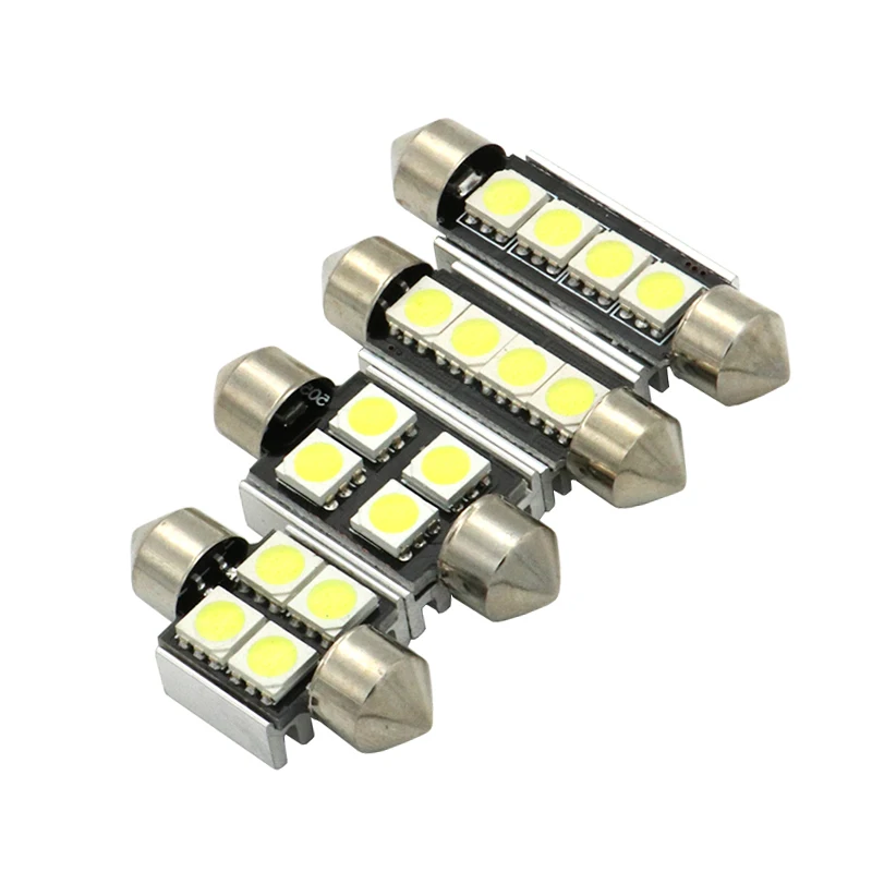 Высокое качество 31 мм 36 мм 39 мм 42 мм C5W C10W супер яркий 5050 SMD Автомобильный светодиодный фестон светильник Canbus без ошибок внутренняя Doom лампа