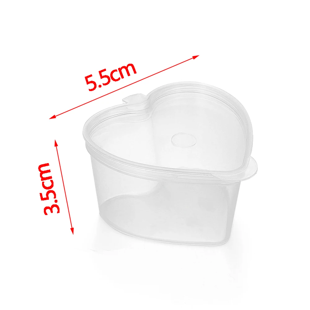 25Pcs 25ml/27ml/45ml Disposable Small Pigment Paint Box Palette Plastic Takeaway Sauce Cup Containers Food Box with Hinged Lids