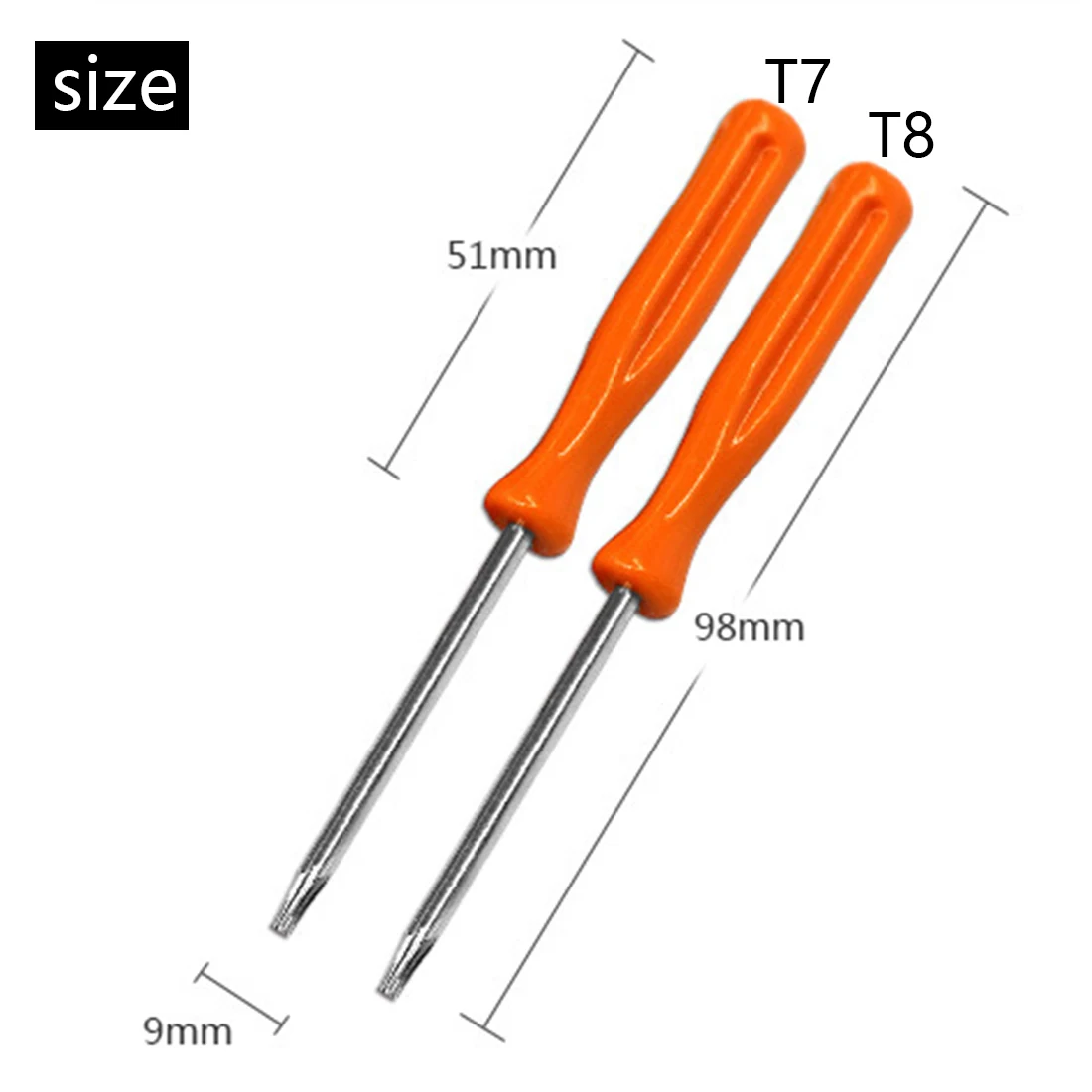Mini T7 T8 Torx Screwdriver Hexagonal Hex Screwdrivers Phone Laptop