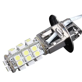 

2 Pcs/Set 12V Car Fog Head Light H3 26 3W SMD LED Cold White Lamp Bulb NJ88