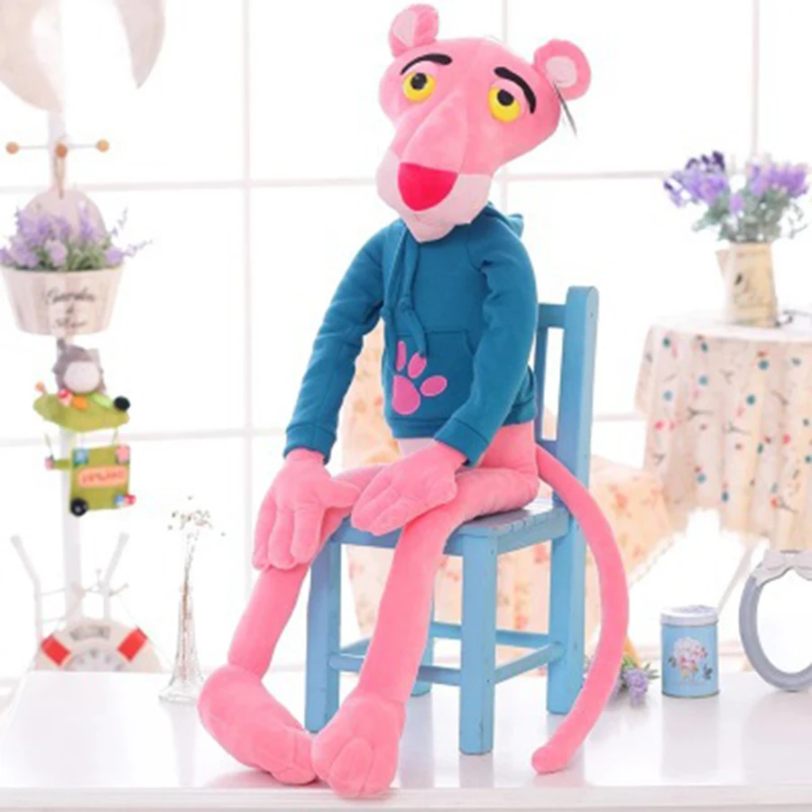 Peluche de Pantera Rosa gigante de peluche de leopardo dibujos animados suave Animal muñeca Peluches Juguetes para niños regalo del Día de San Valentín 20T0427 Peluche de Pantera Rosa gigante de peluche de leopardo dibujos animados suave Animal muñeca Peluches Juguetes para niños regalo del Día de San Valentín 20T0427