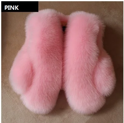 Коллекция года, осенне-зимняя детская одежда Детский меховой жилет из искусственного лисьего меха детский меховой жилет для девочек и мальчиков - Цвет: Розовый