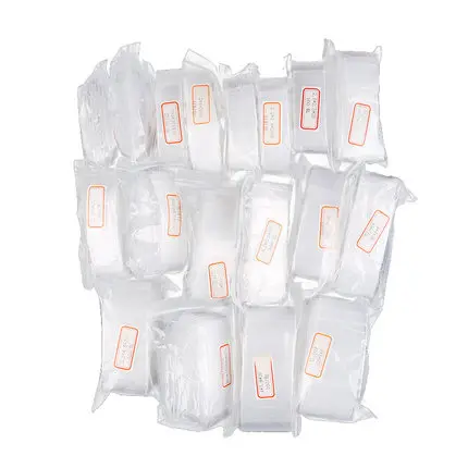100 шт./лот, 20 проводов, мини-пакеты на молнии, утолщенные Пластиковые Упаковочные пакеты, маленькие пластиковые пакеты на молнии, высокое качество, прозрачная сумка