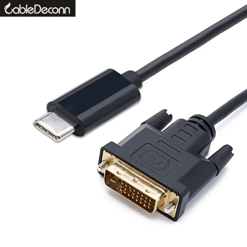 Thunderbolt 3 dvi Cable usb c USB 3.1 Type C to dvi Adapter for New