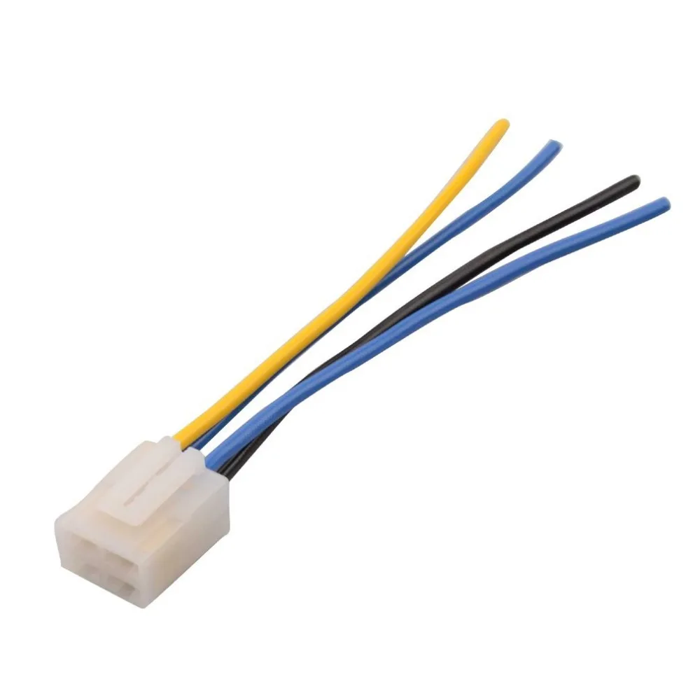 

GOOFIT 4 Wires Connector Harness Adapter Cable with Clip for 4-pin Voltage Regulator H055-001-2