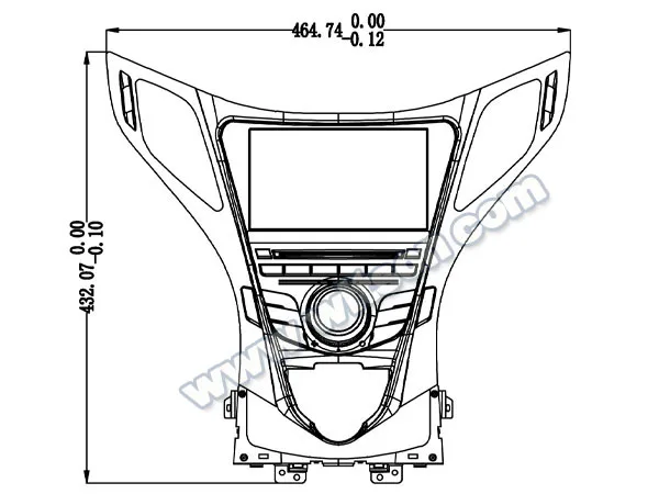 Sale 8" Android 8.0 OS Car DVD Multimedia GPS Radio for Hyundai Azera 2011-2017 & Grandeur 2011-2017 with Optional Car Play Function 2