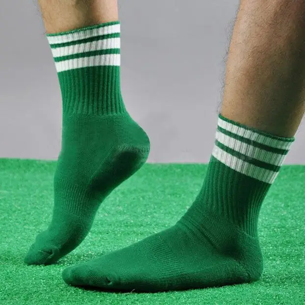 Новые мужские женские носки для верховой езды, велосипедные спортивные носки дышащие гольфы, баскетбольные футбольные носки, подходят для 37-44 - Цвет: Green