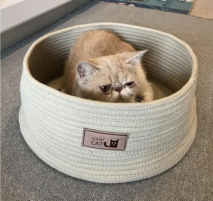 Универсальная круглая миска-Когтеточка для кошек, перерабатываемая антипригарная Когтеточка для кошачьего туалета, гнездо для царапин, картонная игрушка для кошек, Когтеточка - Цвет: Gray