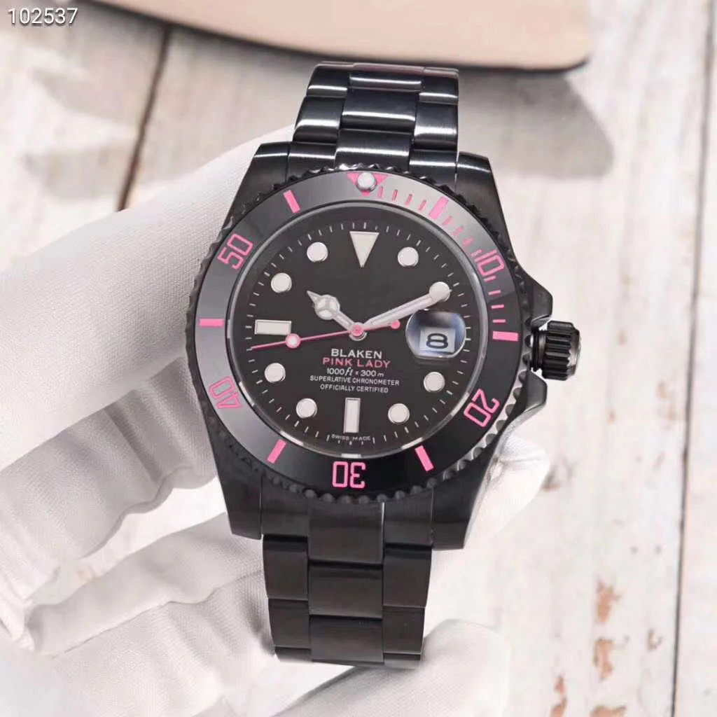 

U1 factory AAA high quality luxury ladies watch maste series pink girl 40MM black dial original strap 2813 automatic mechanical