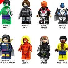 80 шт. PG8117 Супергерои Халк электрокулер супергигантский люк строительные блоки кирпичи детские игрушки