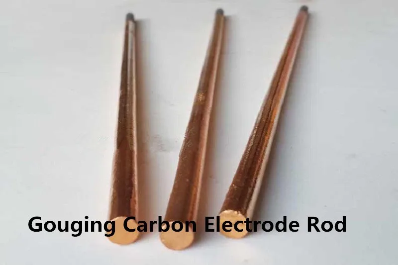 Copper plating carbon rod