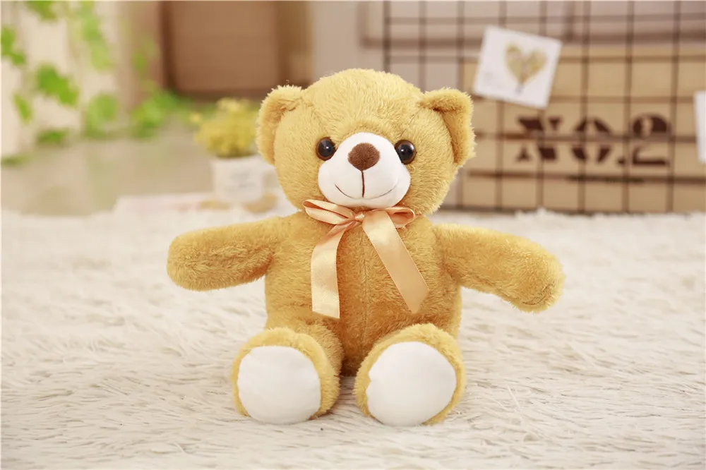 Babynew toys 35 см милый Мишка Тедди мягкая милая плюшевая кукла медведь животное кукла игрушка чучело-игрушка медвежонок детская игрушка подарок на день рождения
