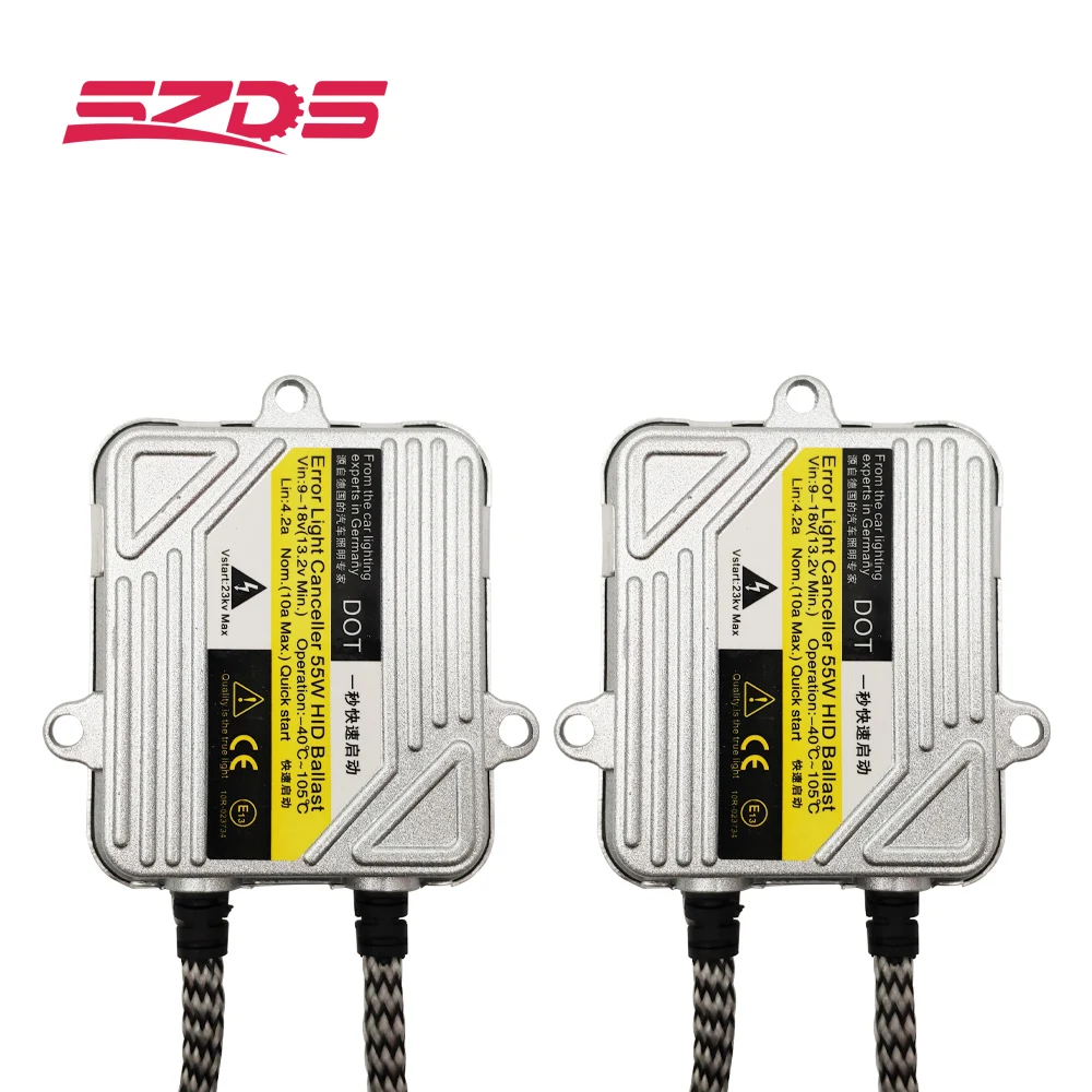 

SZDS 9005 HB3 9006 HB4 H1 H3 H7 H8 H9 H11 881 880 55W Car Light HID Xenon Ballast Auto Headlight Fog Light