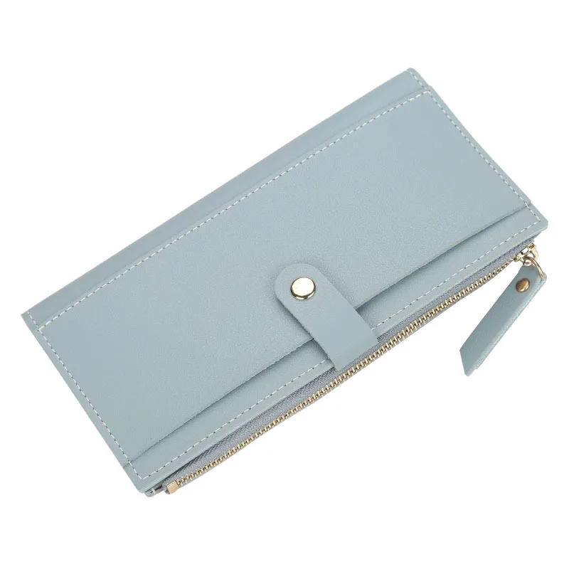 Women Wallets Fashion Hasp Long Solid color Luxury Brand Leather Wallet Female Purse Clutch women's wallet Coin Purse 173Q Women Wallets Fashion Hasp Long Solid color Luxury Brand Leather Wallet Female Purse Clutch women's wallet Coin Purse 173Q