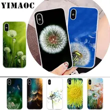 

YIMAOC Dandelion Soft Silicone Case for iPhone X r s Xr Xs Max 8 7 6S 6 Plus 5 5s SE