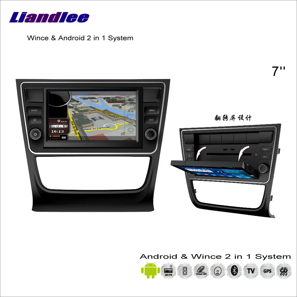 Liandlee автомобиля Android Multimedia Stereo для VW Gol 2013~ Радио CD dvd-плеер GPS nav Navi Навигация Аудио видео s160 Системы