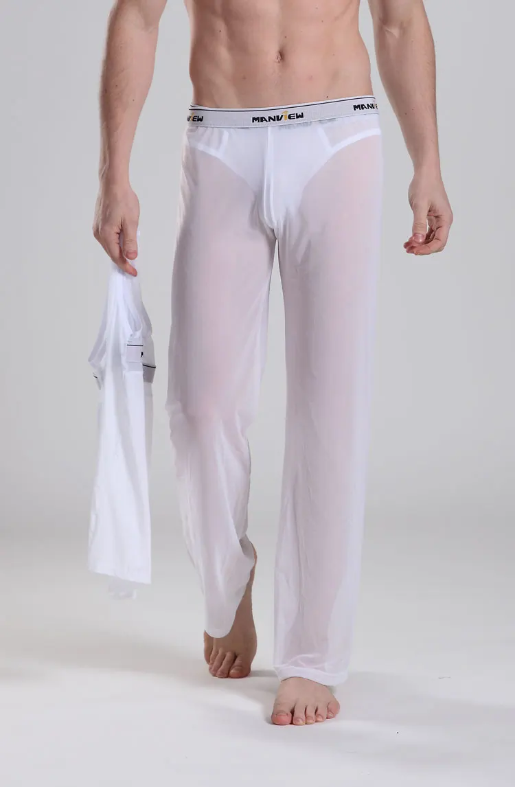 Male pajama pants sexy transparent 