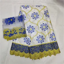 Белый из жаккардовой парчи хлопок вышитые индай Базен riche getzner nouveau Мода Базен ткань riche 5+ 2 ярдов/партия