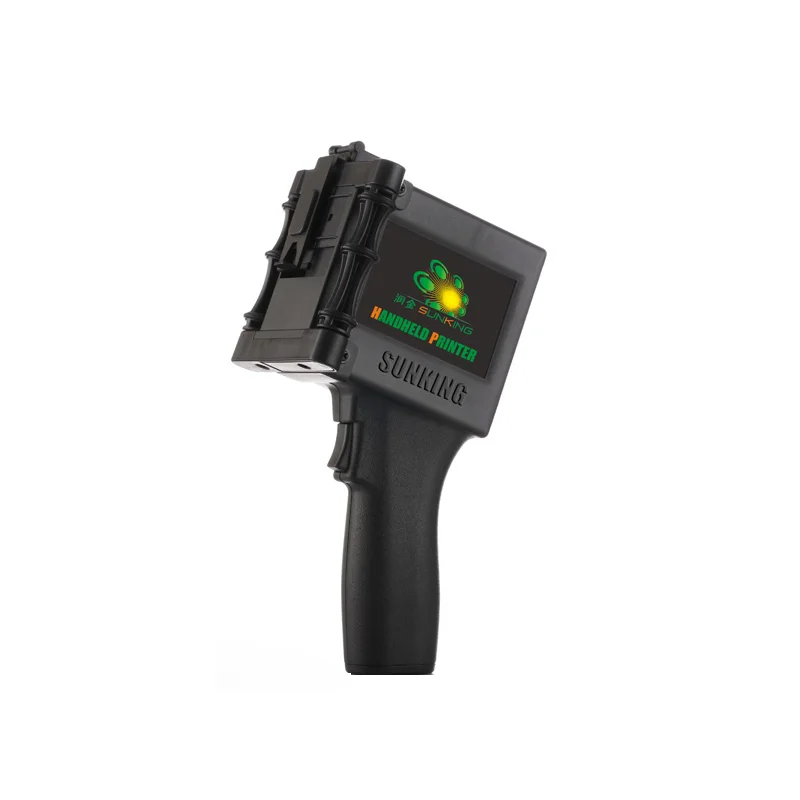 SunKing сенсорный экран 600 dpi ручной Инжекционный принтер для упаковки пищевых этикеток, косметики, пластика, стекла, металла, труб, дерева