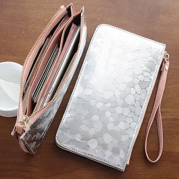 

Women Wallet Leather Card Coin Holder Large Capacity Wallets Female PU leather Purse Lady Coin Purses Phone Card Holder TCP1537