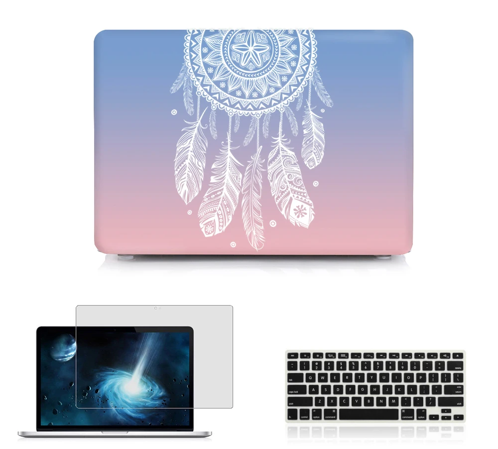 LS16 Корпус ноутбука+ крышка клавиатуры+ пленка экрана для Macbook Pro Touch Bar 13 15 A2159/A1989/A1990 Air Pro retina 11 12 13 15 дюймов - Цвет: LS16